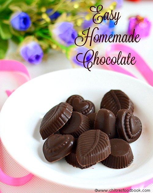 Homemade chocolate recipe