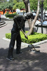 Sculpture of sweeper