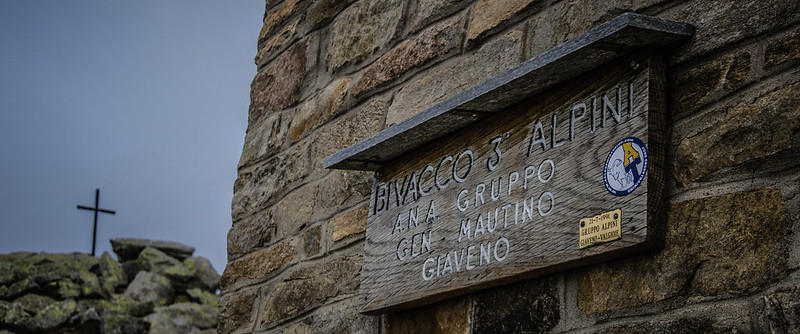 Bivacco Alpini a Punta dell'Aquila Giaveno e croce