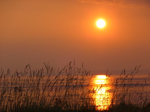 ocean sunset bay brittany dune bretagne