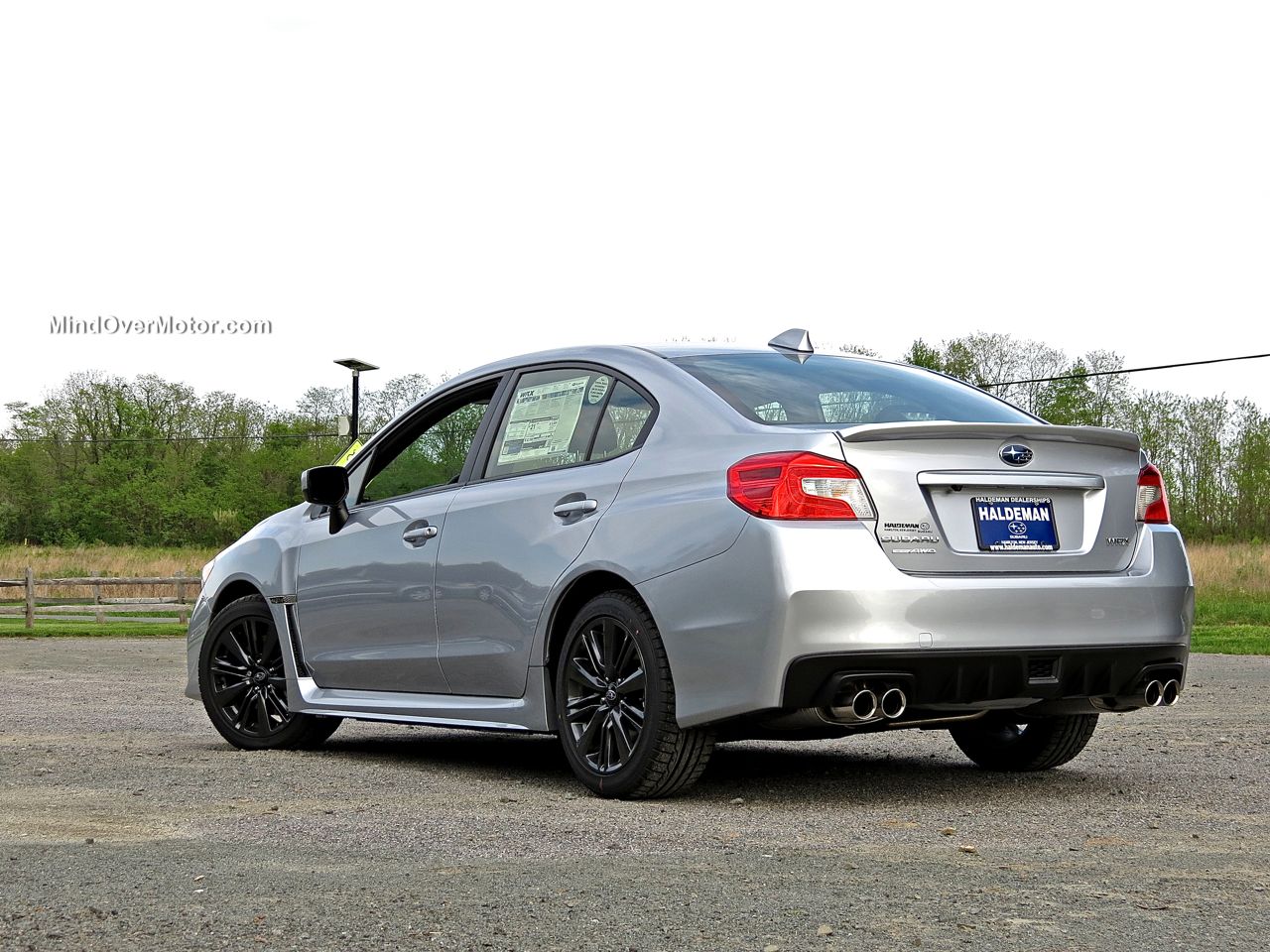 2015 Subaru WRX Rear View