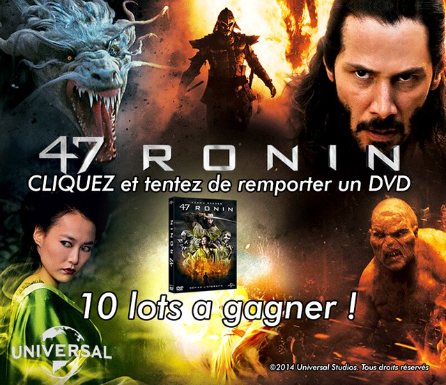 Tirage pour gagner des DVD du film 47 Ronin