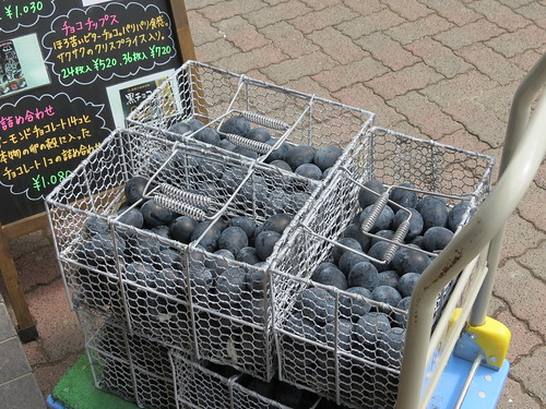 Black eggs at Owakudani