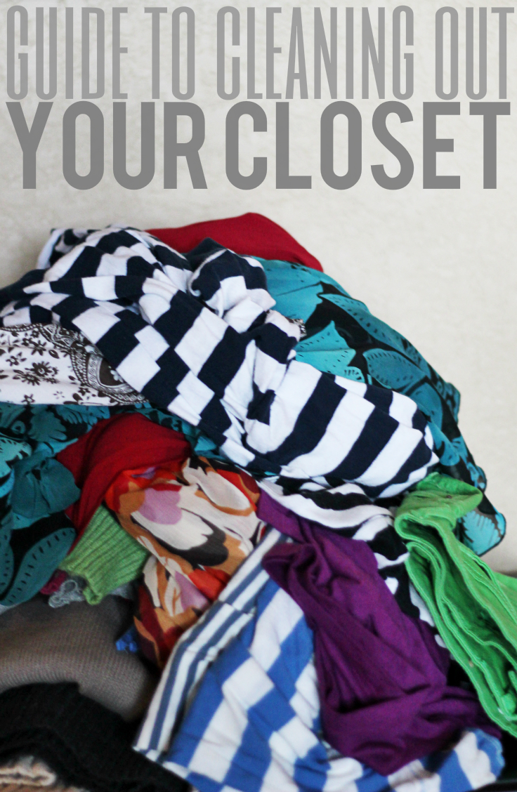 how to clean out your closet