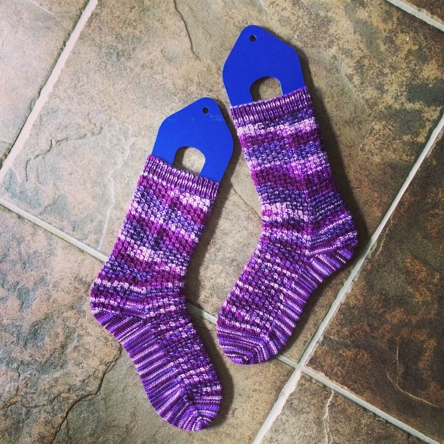 My Show-off Stranded #socks I had to redo toe to make them fit me. #knit