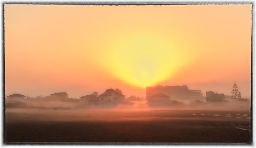 misty fog sunrise iphone