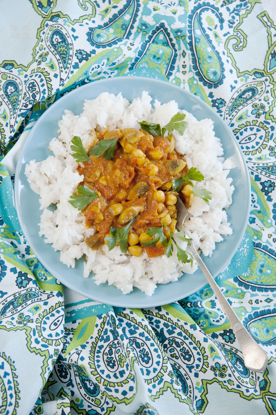 Vegan ginger-coconut curry