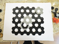 Iron Craft '14 Challenge #19 - Felt Hexagon Wall Art