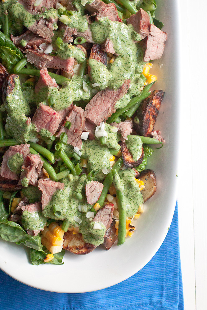 Chimichurri Steak and Potato Salad