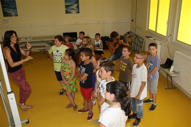 Stage Flamenco avec Laura Vital à l'école primaire de Meilhan