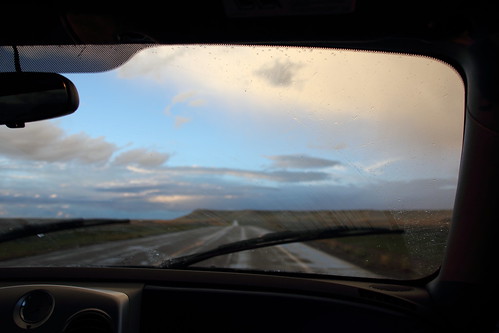 Rain at Wyoming State Road 135