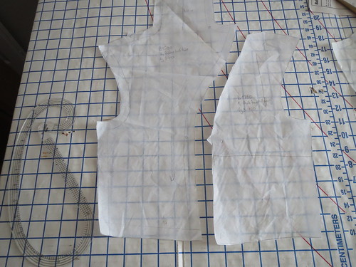 Bodice Side Front and Full Stay/Lining