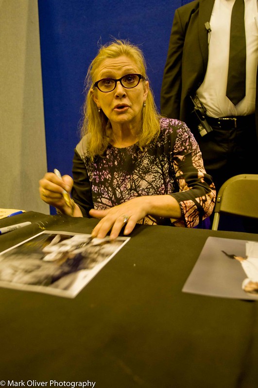 Carrie Fisher - London Film & Comic Con 2014