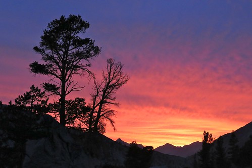 sunset sierra backpack kingscanyonnationalpark johnmuirwilderness