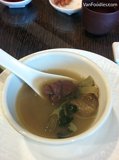 Dried Vegetable, Almonds & Lung Soup