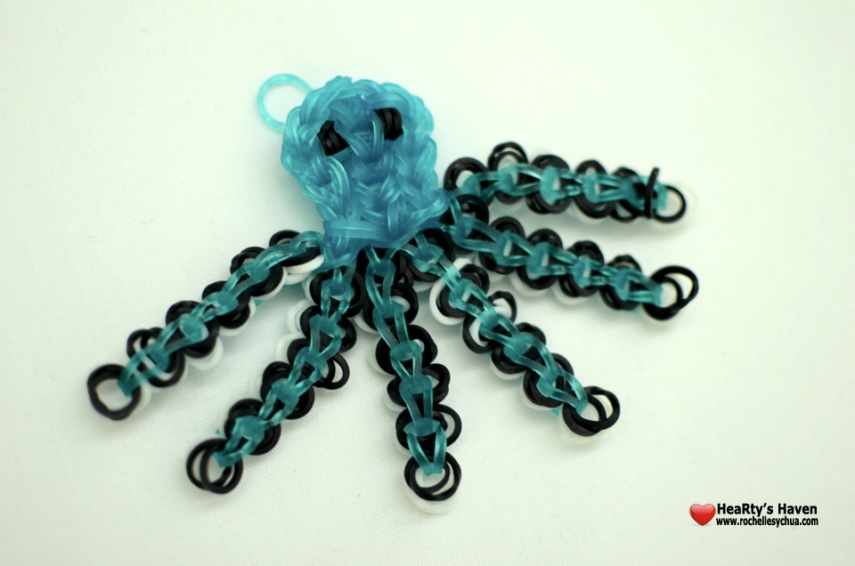 blue octopus loom band