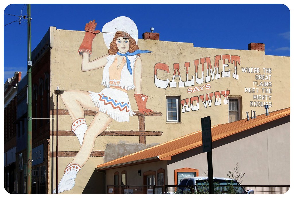 las vegas new mexico cowgirl mural