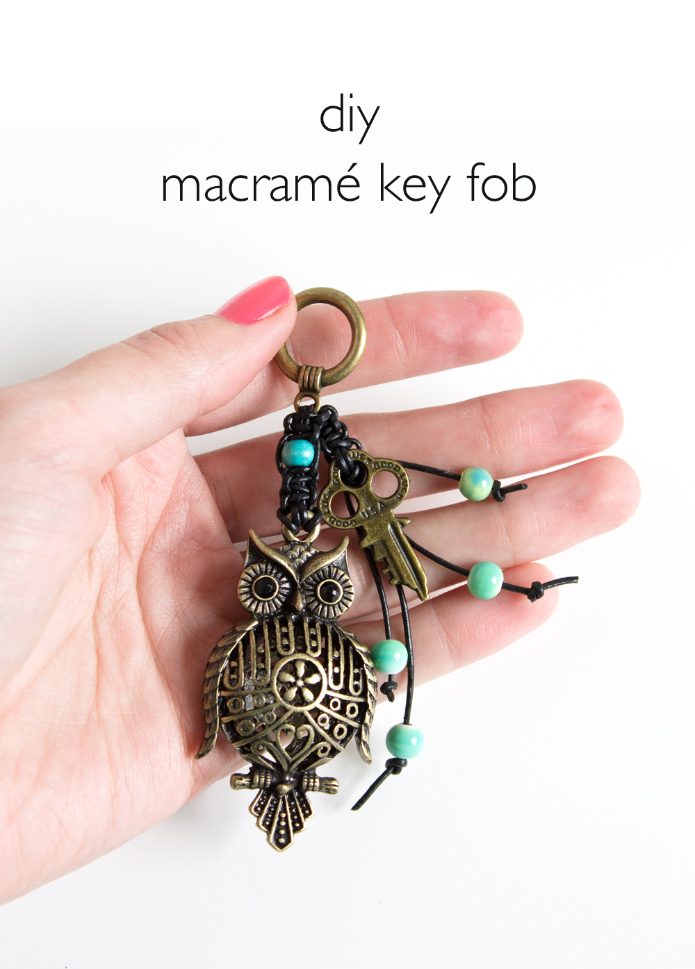 DIY Macrame Key Fob