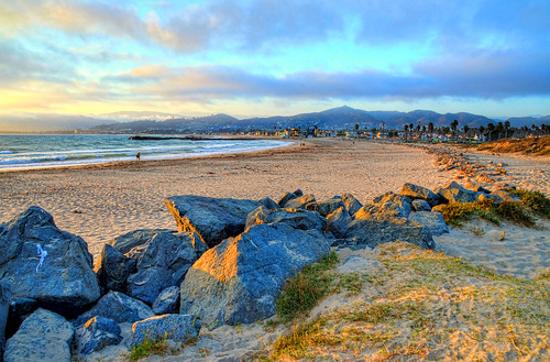 california sunset beach sand rocks cloudy sigma18200hsmos venturamarinaharbor nikond5100