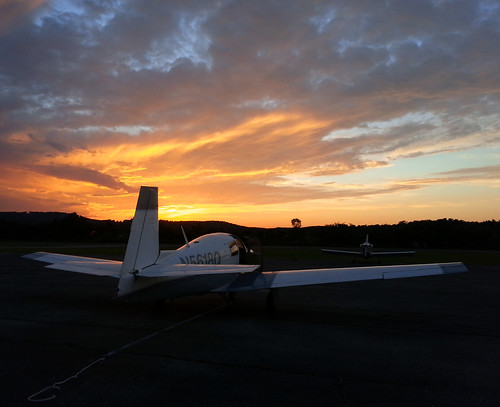 reflection airplane flying dusk aviation journey anticipation mooney m20e n5618q