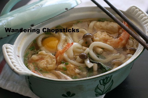 Nabeyaki Udon (Japanese Hot Pot Thick Noodle Soup) 15