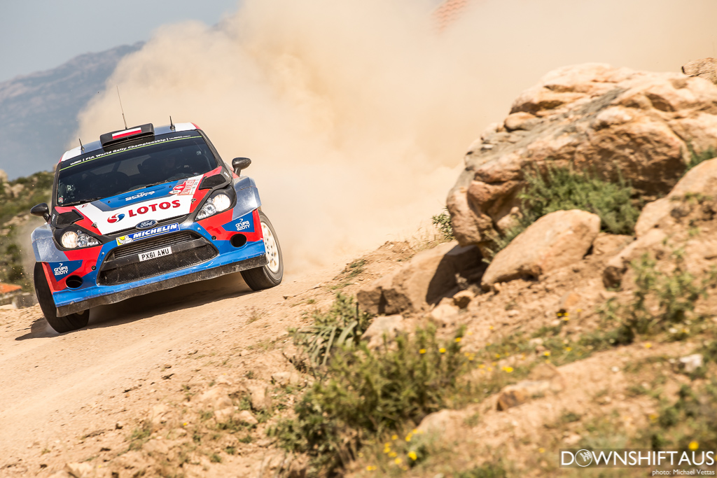 WRC competitors compete in Heat 2 of Rally d'italia Sardegna on stages East of Alghero.
