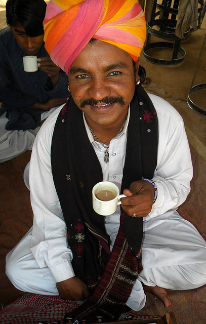 a Cup of Chai in a Village near Udaipur