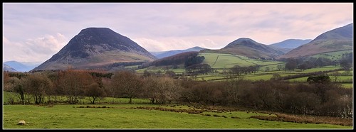 light panorama lake colour art nature composite manipulated landscape district lakedistrict places hills cumbria vista colourful toned contrasts hdr downsouth loweswater mellbreak