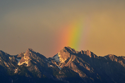 italy landscape rainbow afterstorm unesco arcobaleno belluno dolomiti veneto dopolatempesta alpago beautifoul montemesser