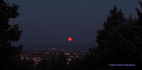 sky moon night landscape greece thessaloniki θεσσαλονικη ελλασμακεδονια