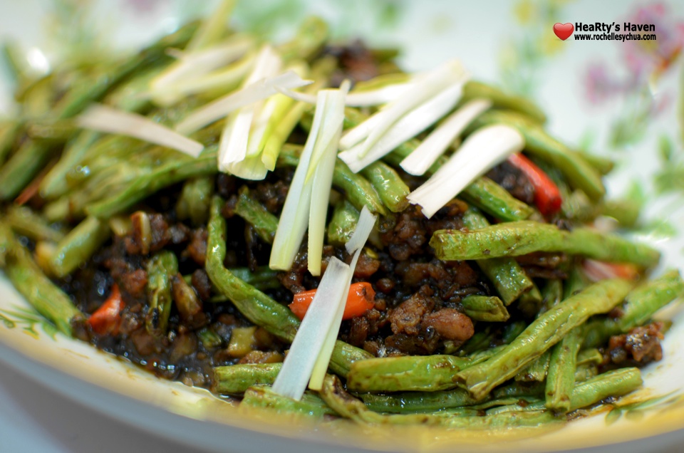 Fried String Beans with minced Pork
