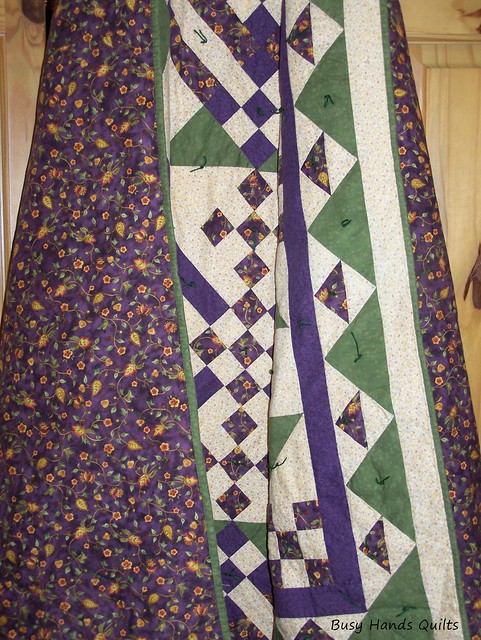 Old-Fashioned Patchwork Lap Quilt
