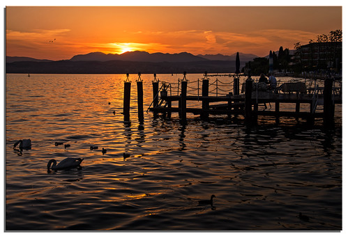 sunset italy lake water landscape ngc lakegarda 2014 d600 spectacularsunsetsandsunrises nikkor1635mmf4 nikonfxshowcase