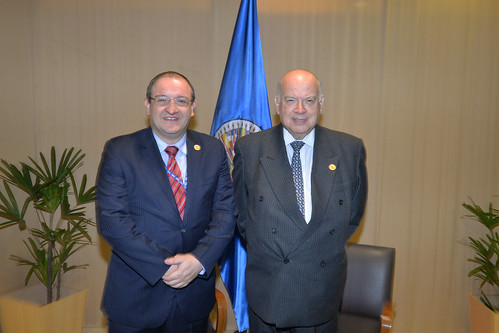 Secretario General de la OEA recibe a Canciller de Guatemala
