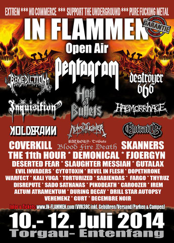 INQUISITION @  IN FLAMMEN OPEN AIR 12 JULY 2014 TORGAU ENTENFANG 14477463030_9fe4478998_o