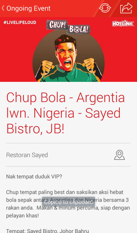 Chup Bola app 2
