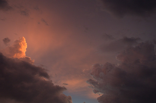 blue sunset red orange storm clouds purple manitoba rolling