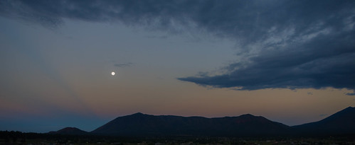 arizona autoimport flagstaff landscape sanfranciscopeaks clouds moon panorama sky weather unitedstates flickr