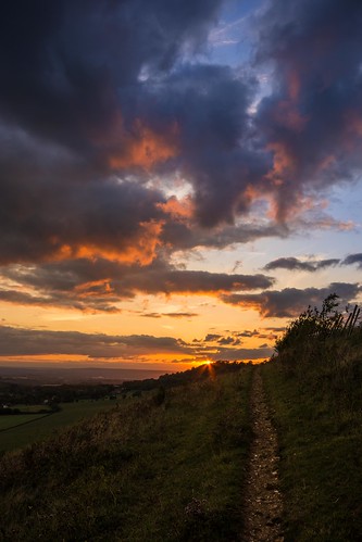 sunset summer england clouds kent nikon solitude peace path dramatic tranquility isolation northdowns thurnham sigma1020f456 d7100 lightroom56