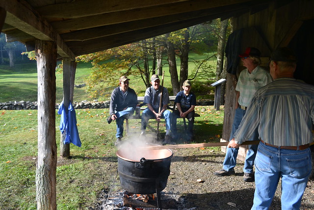 Our volunteers make you apple butter - Grayson Highlands State Park Virginia
