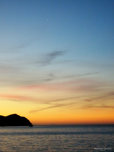 chile sunset sea sky orange beach clouds star bay boat afternoon dusk niebla lateafternoon valdivia