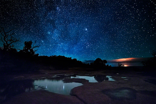 summer reflection night reflections stars nationalpark andromeda canyonlandsnationalpark canyonlands redrocks overlook starry milkyway grandviewpointoverlook