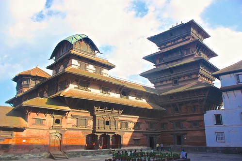 The Royal Palace in Durbar Square Kathmandu