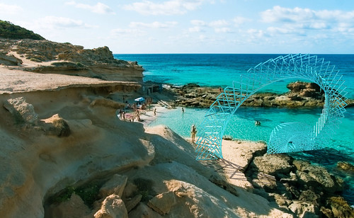 blue summer water island paradise geometry formentera mediterráneo matterapp