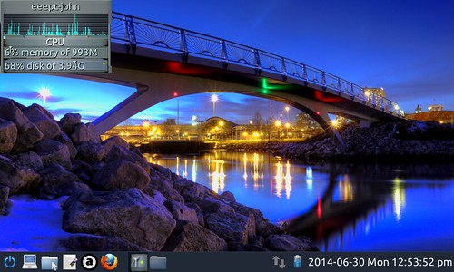 Xubuntu / Xfce Desktop on EEEPC 701