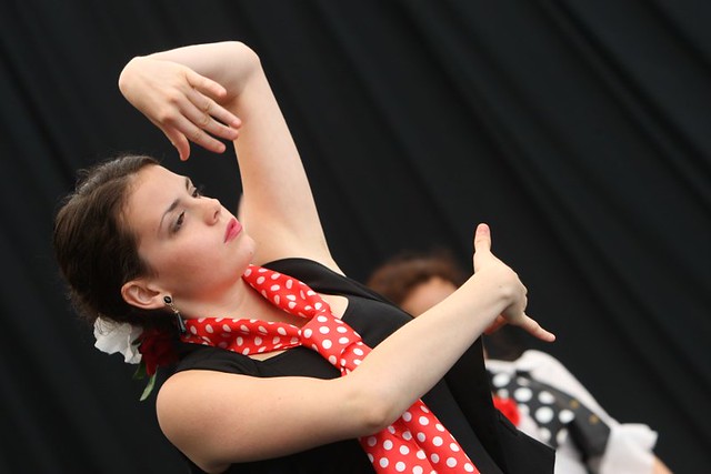 Spectacle de Flama Flamenca sur la scene amateur