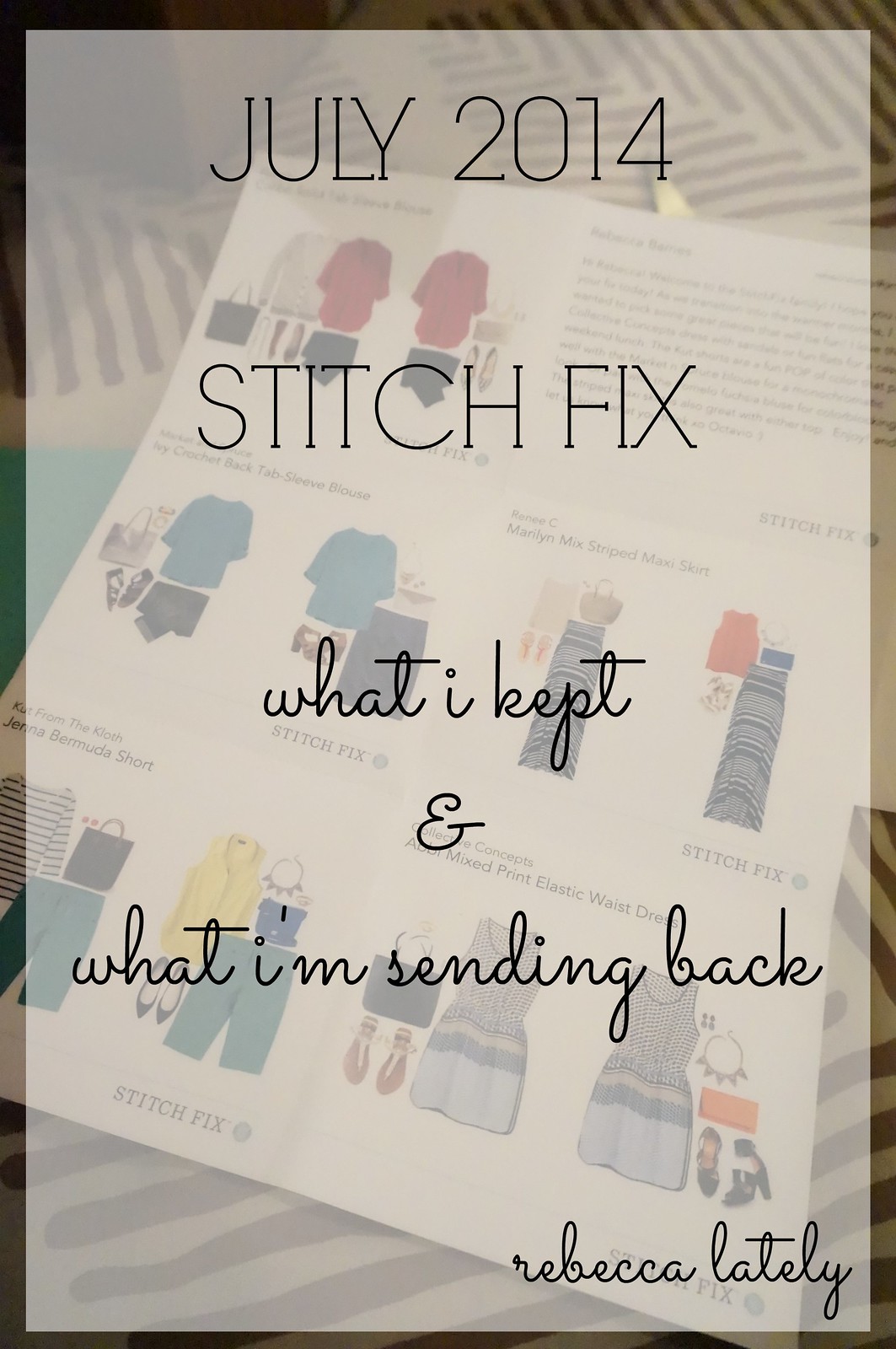 Stitch Fix July 2014