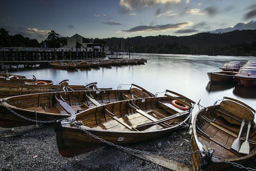 sunset lake boats district rowing windermere bowness pwpartlycloudy