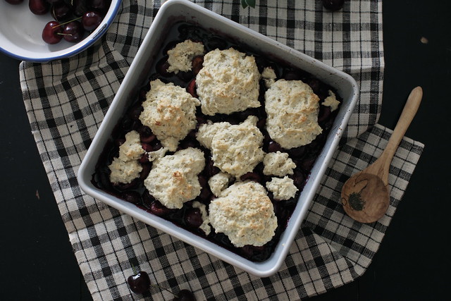 Cherry + Thyme Cobbler for Wit & Aroma