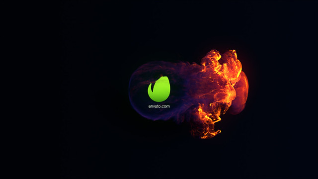Fire Explosion Logo Reveal - 7